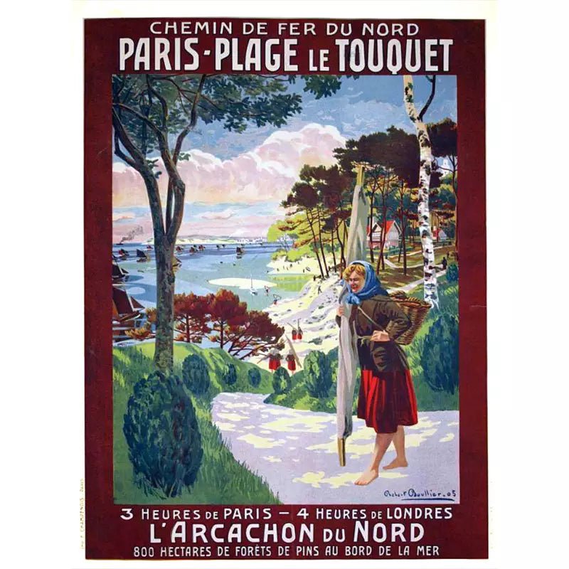 affiche-le-touquet-vintage_2 affiche le touquet vintage