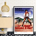 affiche Le Train Sifflera Trois Fois