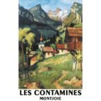affiche les contamines montjoie