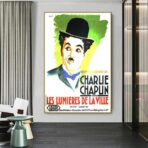 affiche les lumières de la ville