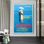 affiche les parapluies de cherbourg