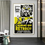 affiche l'homme qui rétrécit