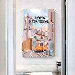 affiche lisbonne vintage