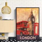 affiche londres vintage