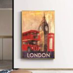 affiche londres vintage