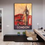 affiche londres vintage