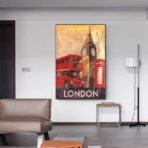 affiche londres vintage