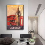 affiche londres vintage