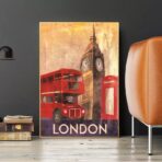 affiche londres vintage