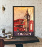 affiche londres vintage