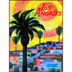 affiche los angeles vintage