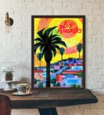 affiche los angeles vintage