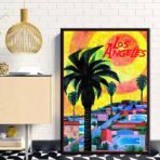 affiche los angeles vintage