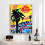 affiche los angeles vintage