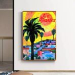affiche los angeles vintage