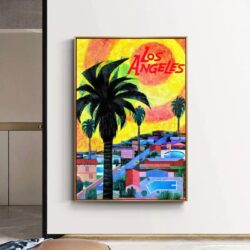 affiche los angeles vintage