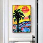 affiche los angeles vintage