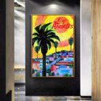 affiche los angeles vintage