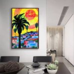 affiche los angeles vintage