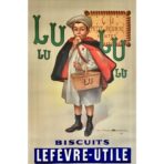 affiche lu vintage