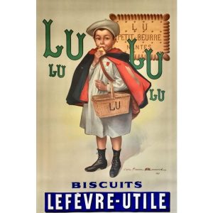 affiche lu vintage