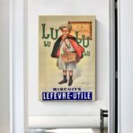 affiche lu vintage