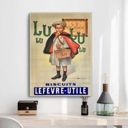 affiche lu vintage