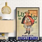 affiche lu vintage