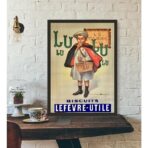 affiche lu vintage