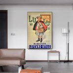 affiche lu vintage