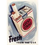 affiche lucky strike