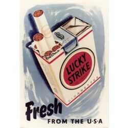 affiche lucky strike