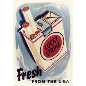 affiche lucky strike
