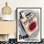 affiche lucky strike