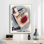 affiche lucky strike