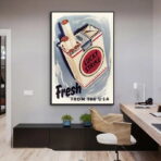 affiche lucky strike