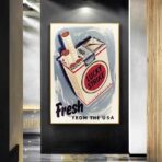 affiche lucky strike
