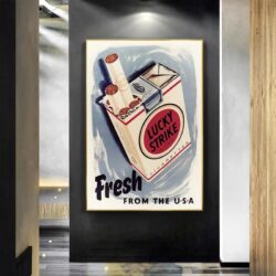 affiche lucky strike