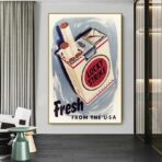 affiche lucky strike