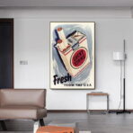 affiche lucky strike
