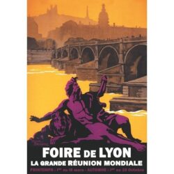 affiche lyon vintage