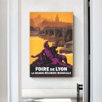 affiche lyon vintage