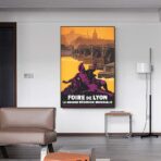 affiche lyon vintage