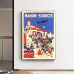 Affiche Vintage <br> Manon Des Sources – Image 7