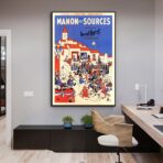 Affiche Vintage <br> Manon Des Sources – Image 9