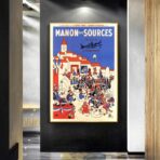Affiche Vintage <br> Manon Des Sources – Image 10
