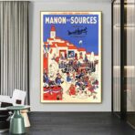 Affiche Vintage <br> Manon Des Sources – Image 11
