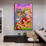 affiche mario vintage