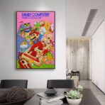 affiche mario vintage