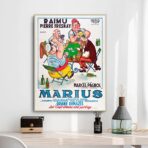 affiche marius pagnol